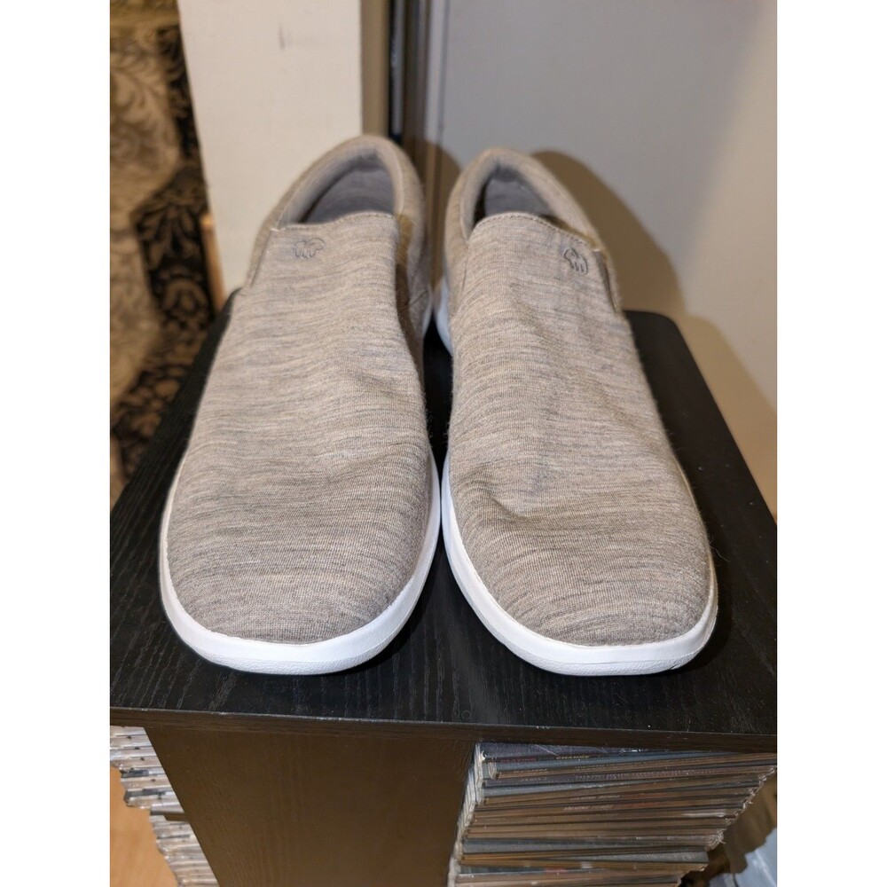 Merinos Classic Slip On Shoes Mens 13 Sand 100% Merino Wool $110 Msrp